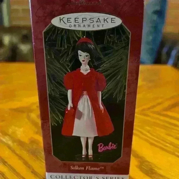Hallmark Other - 1996 Barbie “Silken Flame” Keepsake Ornament